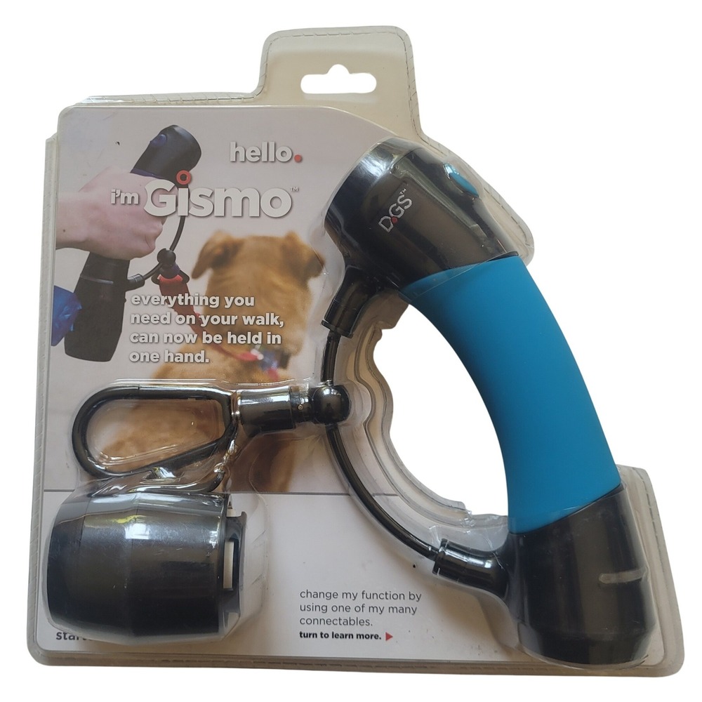 DGS‎ I'm Gismo Dog Walking Starter Kit System Poop Bag Leash Blue